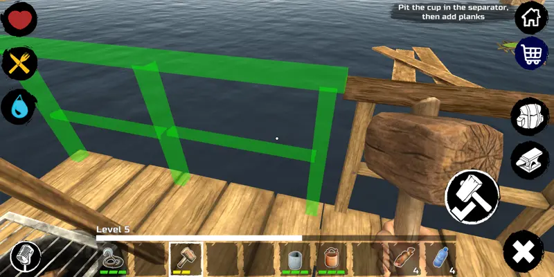 Survival and Craft Crafting In The Ocean android App screenshot 2